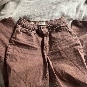 Universal thread jeans! A rust color